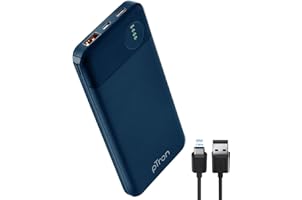 PTron 10000 mAh Lithium_Polymer Dynamo Pro Power Bank with 18 Watt Fast Charging, Blue