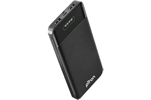 PTron 10000 mAh Lithium_Polymer Dynamo Lite Power Bank with 10 Watt Fast Charging, Black