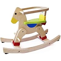 Shumee Wooden Rocking Horse- Balance & Coordination Skills, 1 Year