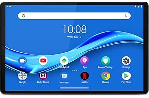 Lenovo Tab M10 FHD Plus Tablet (26.16 cm (10.3-inch), 4GB, 128GB, Wi-Fi + LTE, Volte Calling), Platinum Grey