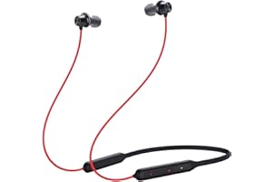 Oneplus Bullets Wireless Z Bass Edition Bluetooth in Ear Earphones with mic (Reverb Red)