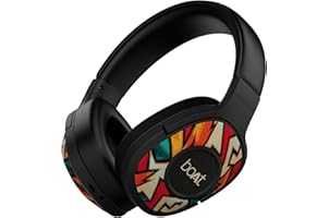 boAt Rockerz 550 Bluetooth Wireless Over Ear Headphone with Mic (Black Symphony)