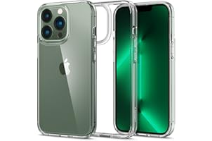 Spigen Ultra Hybrid Back Cover Case Compatible with iPhone 13 Pro (TPU + Poly Carbonate | Crystal Clear)