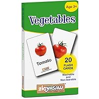 Zigyasaw Vegetables Flash cards