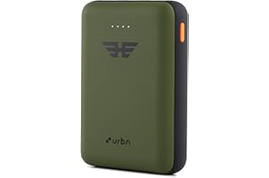 URBN 10000 mAh lithium Power Bank with 12 Watt Fast Charging, Camo