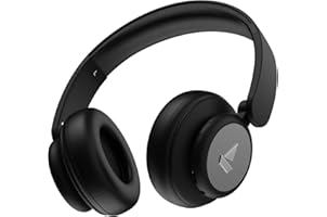 boAt Rockerz 450 Pro Bluetooth Wireless On Ear Headphones with Mic (Luscious Black)