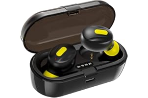 WeCool Moonwalk Mini Earbuds with Magnetic Charging Case IPX5 Wireless Earphones with Digital Battery Indicator for Crisp Sou