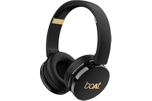 boAt Rockerz 370 Bluetooth Wireless On Ear Headphone with Mic (Buoyant Black)