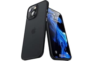 Amozo Back Case Cover for iPhone 13 (Polycarbonate|Matte Black)