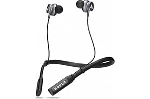 Boult Audio ProBass Curve Bluetooth Earphones with 12H Battery Life & Extra Bass, IPX5 Water Resistant Headphones (Black)