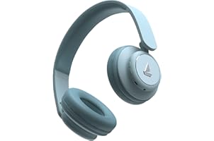 boAt Rockerz 450 Bluetooth Headphones with up 15 Hours Playback, 40MM Drivers and Padded Ear Cushions(Aqua Blue)