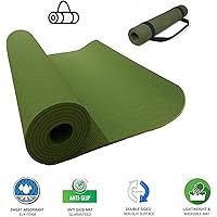 VI FITKIT® Yoga Mat Anti Skid EVA Yoga mat with Carrying Strap for Gym Workout and Flooring Exercise Long Size Yoga Mate for Men Women…