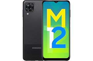 Samsung Galaxy M12 (Black,4GB RAM, 64GB Storage) 6000 mAh with 8nm Processor | True 48 MP Quad Camera | 90Hz Refresh Rate