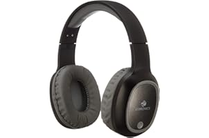 ZEBRONICS Zeb-Thunder Bluetooth Wireless Over Ear Headphone FM, mSD, 9 hrs Playback with Mic (Black)