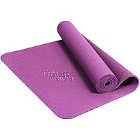 Fitness Mantra Purple Yoga Mat for Gym Workout and Yoga Exercise Available in Large Size with 4 mm Thickness, Anti-Slip Yoga Mat for Men & Women Fitness |Qnty.-1 Pcs.|
