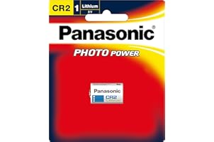 Panasonic Photo Lithium Battery CR2W, Pack of 1