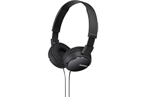 Sony MDR-ZX110 Wired On Ear Headphone without Mic (Black)