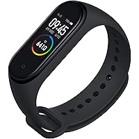 Mi Smart Band 4- India's No.1 Fitness Band, Up-to 20 Days Battery Life, Color AMOLED Full-Touch Screen, Waterproof with Music Control and Unlimited Watch Faces