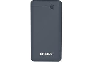 PHILIPS 10000 mAh lithium_polymer DLP1710CV Power Bank with 10 Watt Fast Charging, Blue