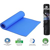 VIFITKIT® Yoga Mat Anti Skid EVA Yoga mat with Bag for Gym Workout and Flooring Exercise Long Size Yoga Mat for Men and Women