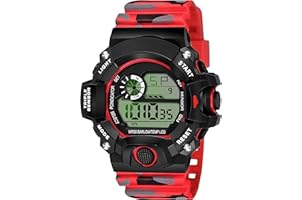 SWADESI STUFF Digital Boy's Watch (Black Dial, Multicolored Strap)