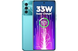 Tecno Spark 8 Pro (Turquoise Cyan, 7GB Expandable RAM 64GB Storage) 33W Fast Charger | Helio G85 Gaming Processor | 6.8" FHD+