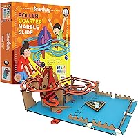 Smartivity Roller Coaster Marble Slide STEM STEAM Educational DIY Building Construction Activity Toy Game Kit, Easy Instructions, Experiment, Play, Learn Science Engineering Project 8+with Action Game