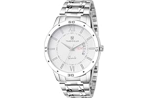 TIMEWEAR Analog Day Date Functioning Stainless Steel Chain Watch for Men