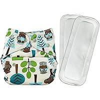Bumberry Reusable Diaper Cover and 2 Wetfree Inserts (3 - 36 Months)