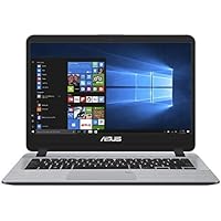 ASUS VivoBooK Intel Core i3 7th Gen 14-inch Thin and Light Laptop (4GB/1TB HDD/Windows 10/Stary Gray/1.55 Kg), X407UA-BV345T