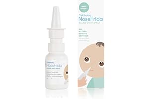 NoseFrida Saline Spray by Frida Baby Saline Nasal Spray To Soften Nasal Passages For Use Before NoseFrida The SnotSucker (0.6