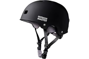 OutdoorMaster Skateboard Cycling Helmet - Two Removable Liners Ventilation Multi-Sport Scooter Roller Skate Inline Skating Ro