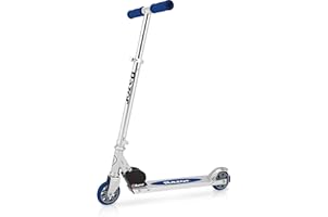 Razor A Kick Scooter for Kids – Foldable,Lightweight, Adjustable Height Handlebars, for Riders 5 Years and up, and up to 143 