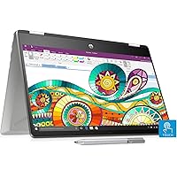 HP Pavilion x360 Core i3 8th Gen 14-inch Touchscreen 2-in-1 Thin and Light Laptop (4GB/256GB SSD/Windows 10/MS Office/Inking Pen/Natural Silver/1.59 kg), 14-dh0107TU