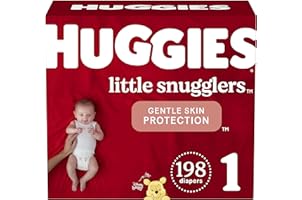 Baby Diapers Size 1, 198 Ct, Huggies Little Snugglers