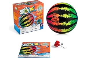 Watermelon Ball Pool Toys for Kids Ages 4-8 - 6.5" Inch Pool Ball for Children, Family - Swimming Pool Games, Water Football,