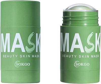 Carlos-CCC Green Tea Purifying Clay Face Mask, Face Moisturizes Oil Control Blackhead Remover Deep Clean Pore Purifying Cl...