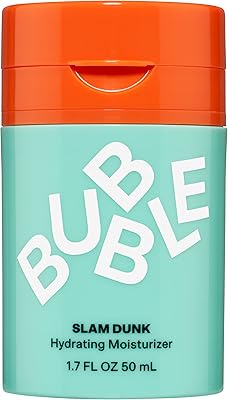 Bubble Skincare Slam Dunk Hydrating Facial Moisturizer - Natural Aloe Juice + Avocado Oil for Skin Hydration and Blue Ligh...