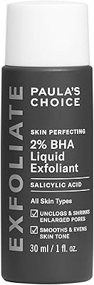 Paula's Choice Skin Perfecting 2% BHA Liquid Salicylic Acid Exfoliant, Gentle Facial Exfoliator for Blackheads, Large Pore...