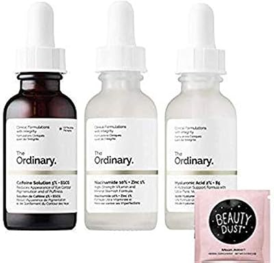 The Ordinary Face Serum Set! Caffeine Solution 5%+EGCG! Hyaluronic Acid 2%+B5! Niacinamide 10% + Zinc 1%! Help Fight Visib...